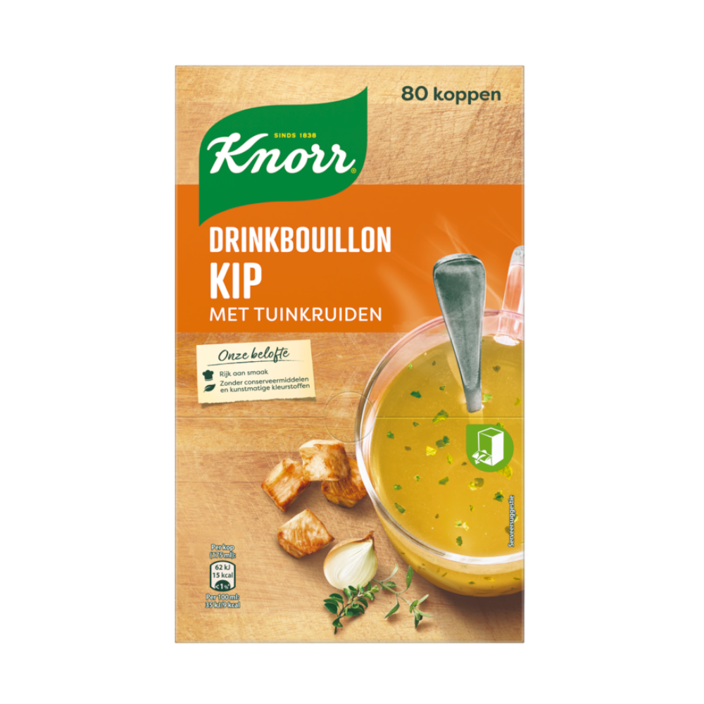 Knorr Kip-Tuinkruiden drinkbouillon