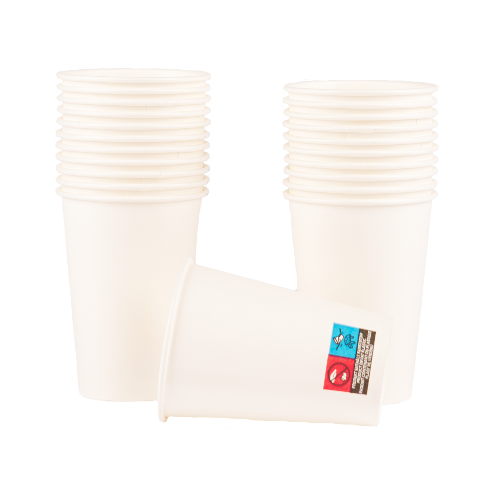 Beker karton wit 180ml FSC