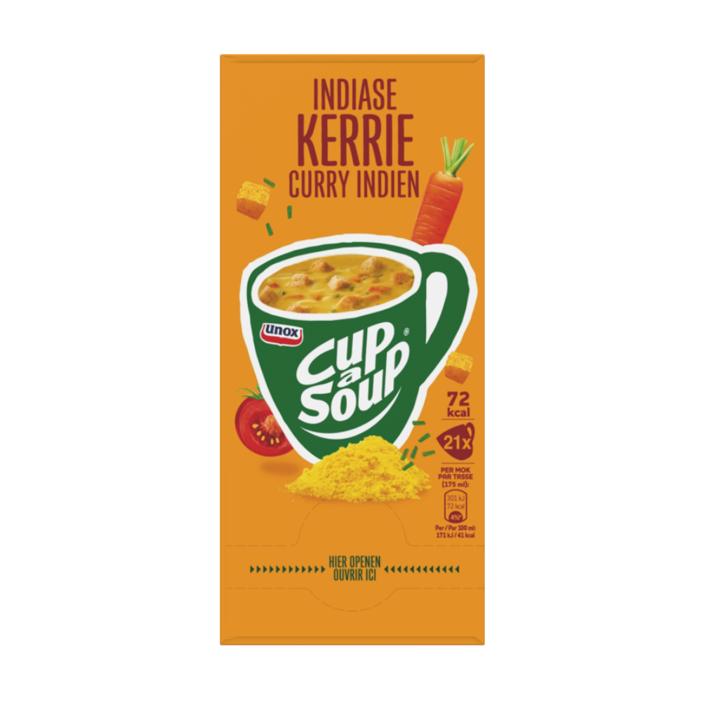 Cup-a-Soup Indiase kerrie 21 sachets
