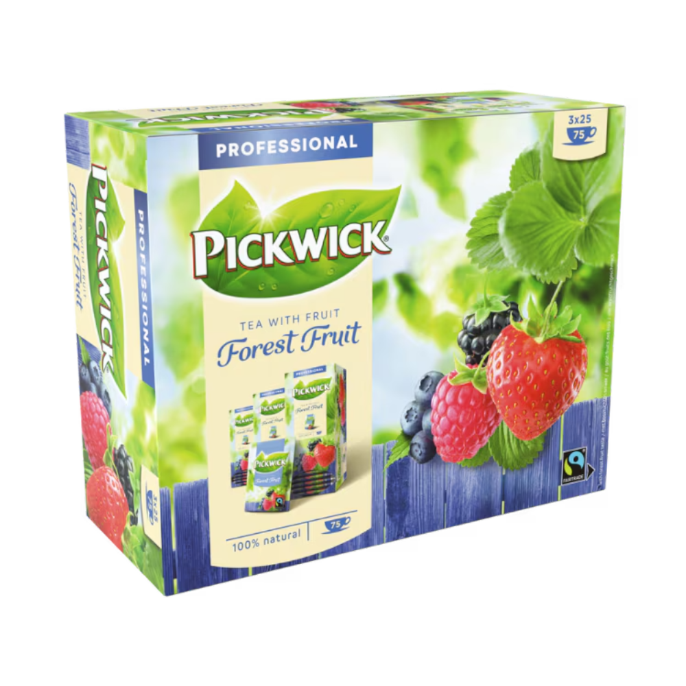 Pickwick Bosvruchten thee 3x25 zakjes