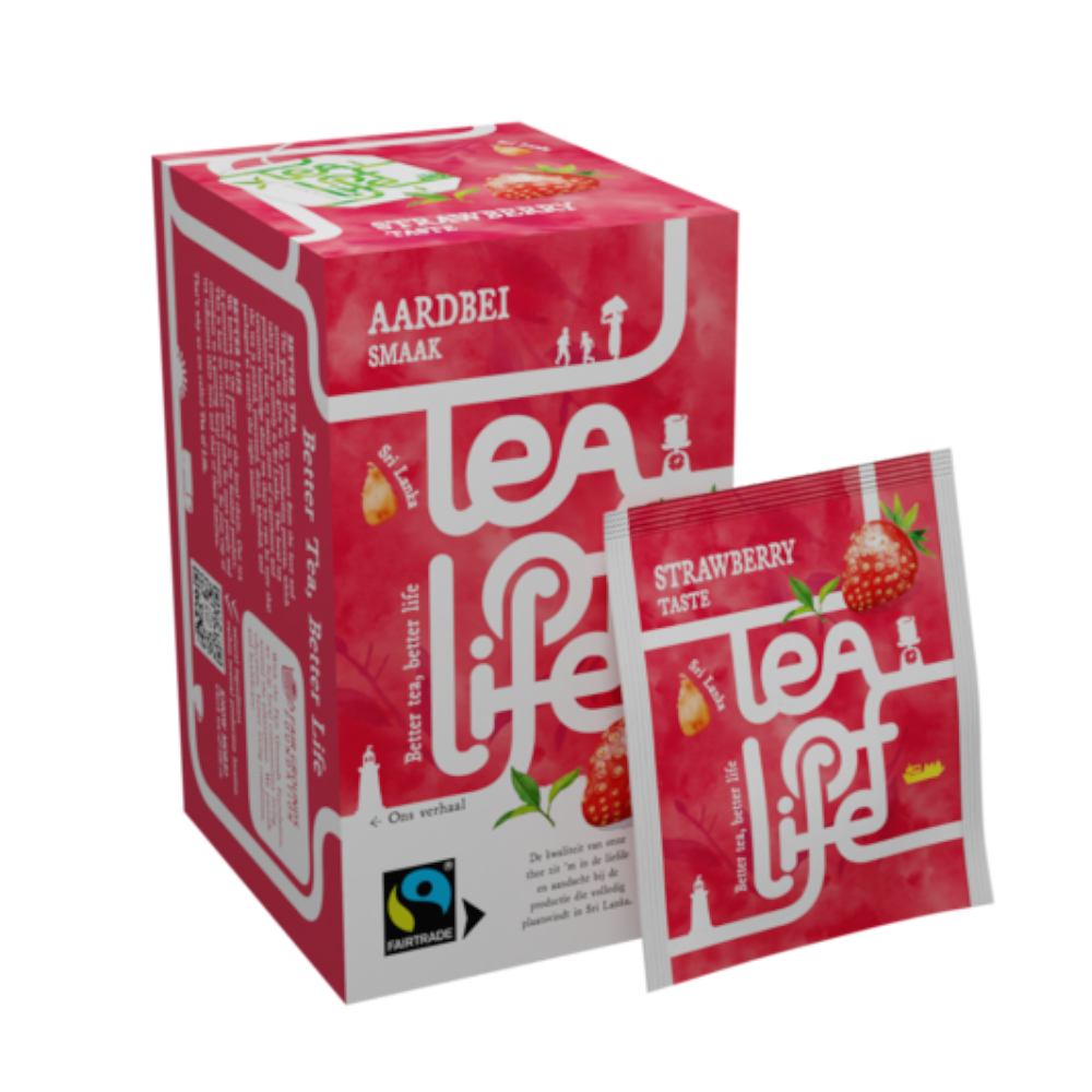 Tea of Life Aardbei 4x25 zakjes