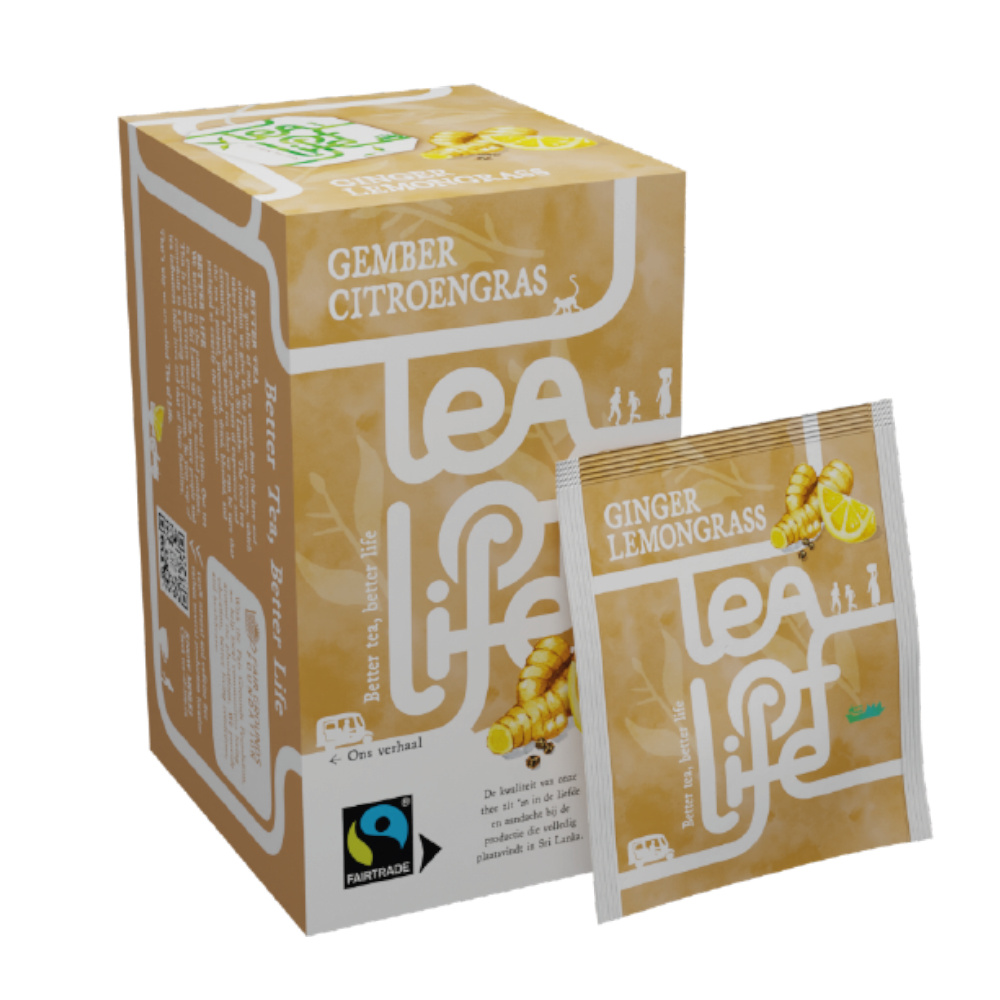 Tea of Life Gember Citroengras 4x25 zakjes