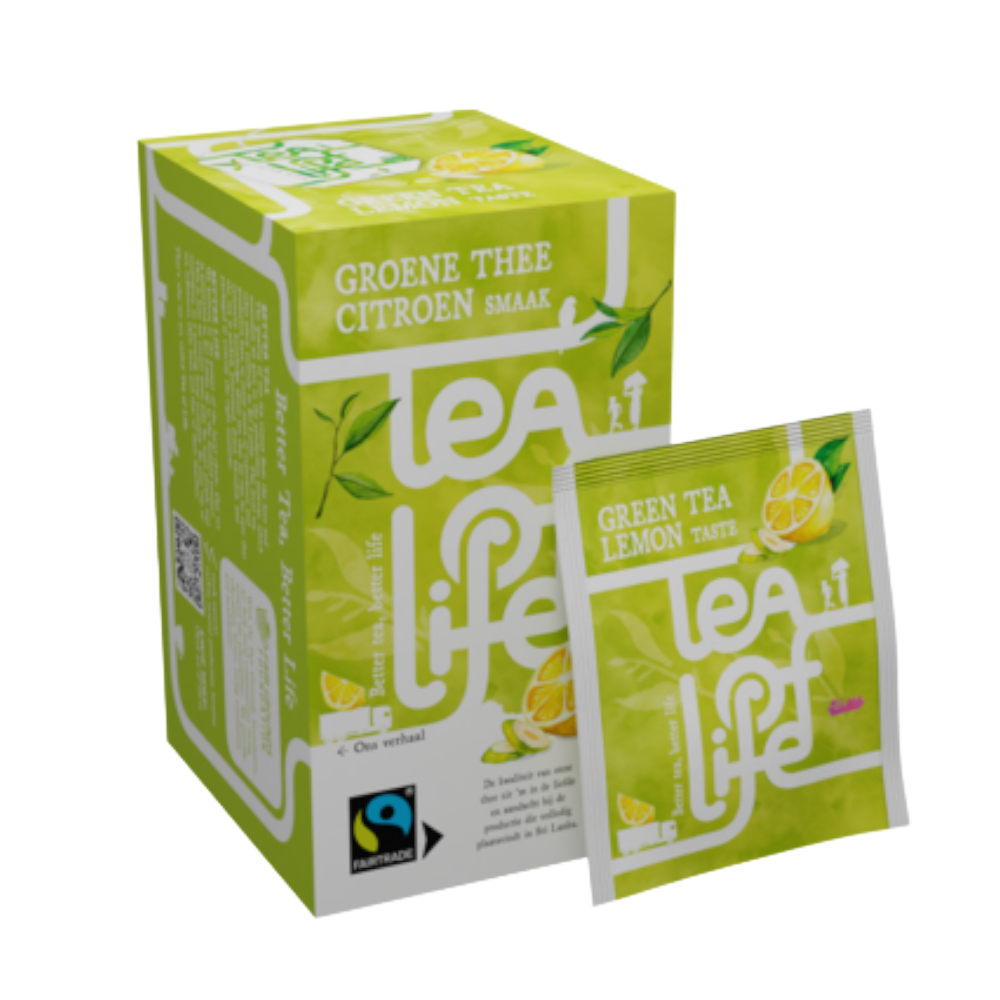 Tea of Life Groene Thee Citroen 4x25 zakjes