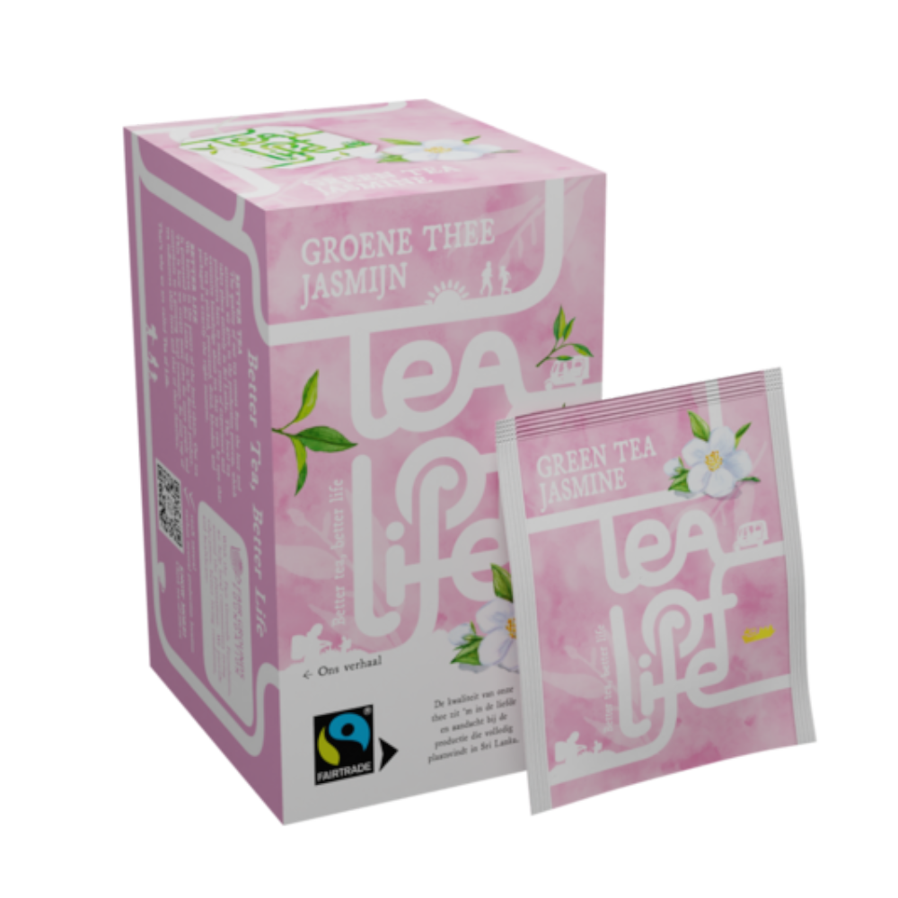 Tea of Life Groene Thee Jasmijn 4x25 zakjes